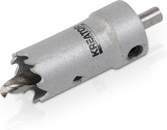 KRINO 2106016800 bimetallic hole saw HSS with variable teeth, grey