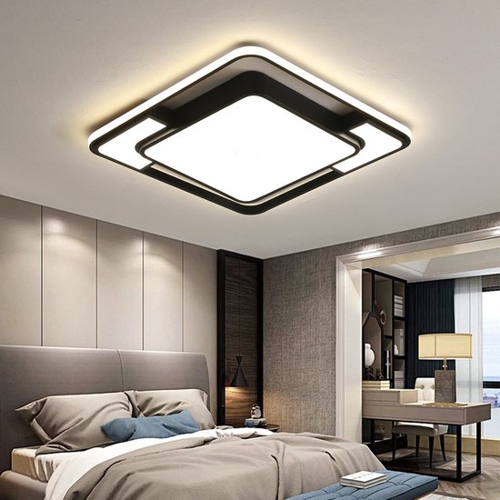 Plafonnier LED plafonnier rectangulaire dimmable avec télécommande Lampe  d'entrée LED... | bol.com