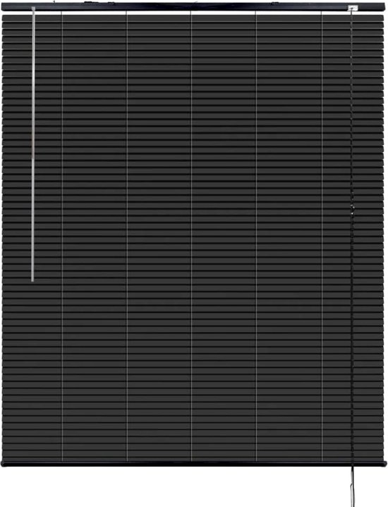 vidaXL Jaloezie Aluminium 100 x 220 cm Zwart