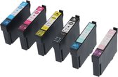 PrintAbout - Inktcartridge / Alternatief voor de Epson T0801 / 6 Kleuren