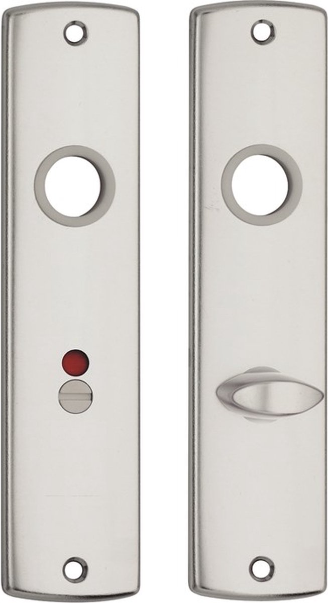 Axa deurschild (binnen) - aluminium - f1 aluminium naturel - (lxb) 200x45mm - 8713249233529