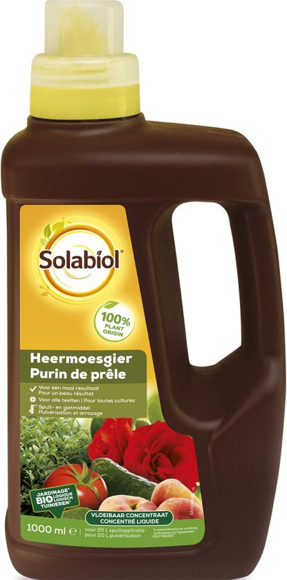 Solabiol Heermoesgier - 1 L - Voor alle soorten Teelten - 100% Plantaardig - Voor Schimmelgevoelige Gewassen