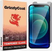 GrizzlyCoat Screenprotector geschikt voor Apple iPhone 12 Mini Glazen | GrizzlyCoat Easy Fit AntiSpy Screenprotector Privacy - Case Friendly + Installatie Frame