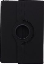 LuxeBass Huawei MediaPad M5 Lite - Multi Stand Case - 360 Draaibaar Tablet hoesje - Tablethoes - Zwart