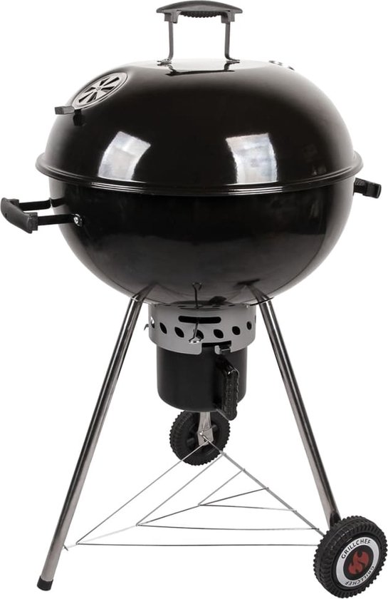 Grillchef Ketel houtskoolbarbecue 53.5 cm zwart 11100 | bol.com