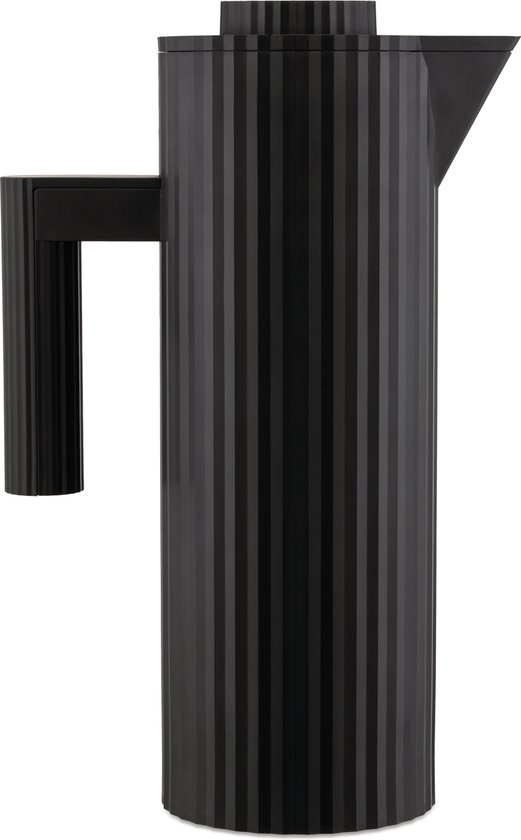 Alessi-Plissé-Cruche Thermo- Zwart-1-Litre
