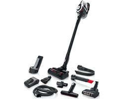 Bosch Serie 8 BSS825ALL steelstofzuiger & elektrische bezem Batterij Droog Zakloos Zwart, Wit 5 Ah