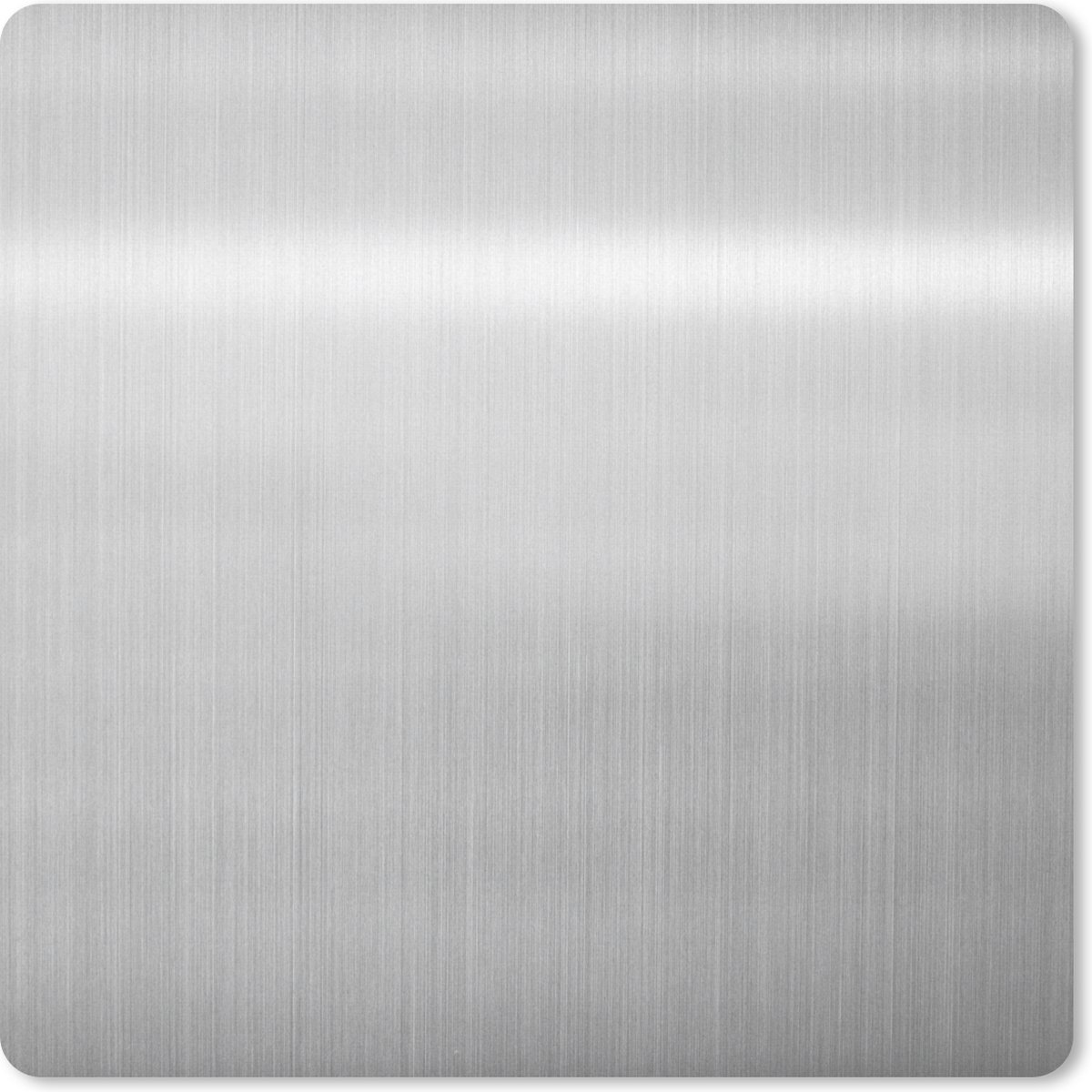 Muismat XXL 50x50 cm - Bureau onderlegger - Bureau mat Metaal print - Zilver - Grijs - Bureaumat - Gaming mousepad xl - Bureaulegger groot - Computer deskmat