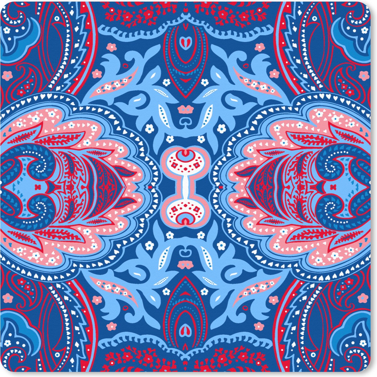 Muismat XXL 50x50 cm - Bureau onderlegger - Bureau mat Patronen - Bloem - Natuur - Bureaumat - Gaming mousepad xl - Bureaulegger groot - Computer deskmat