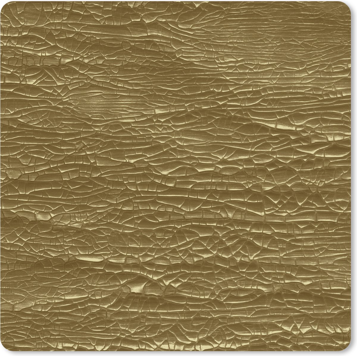 Muismat XXL 60x60 cm - Bureau onderlegger - Bureau mat Goud - Verf - Abstract - Bureaumat - Gaming mousepad xl - Bureaulegger groot - Computer deskmat