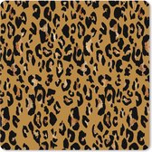 Muismat XXL - Bureau onderlegger - Bureau mat - Panterprint - Luxe - Patronen - 60x60 cm - XXL muismat