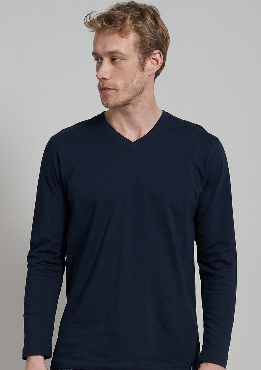 Ceceba pyjama of lounge T-shirt - lange mouw - blauw