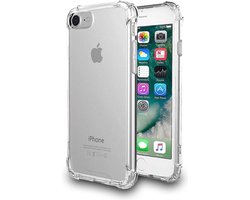 Smartphonica Telefoonhoesje Geschikt voor iPhone SE(2020) transparant hoesje flexibel met stootrand geschikt voor iPhone SE (2020)