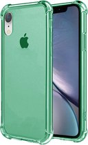 Smartphonica iPhone Xr transparant siliconen hoesje - Groen / Back Cover geschikt voor Apple iPhone XR