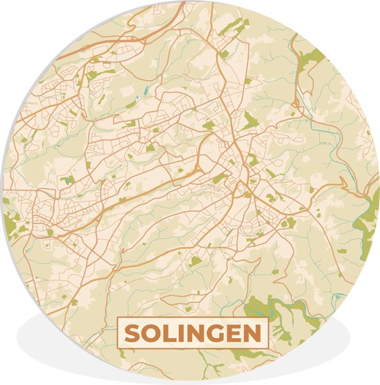 Wall Circle - Wall Circle Indoor - Map - Solingen - Map - City Map ...
