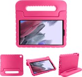Samsung Galaxy Tab A7 Lite Hoes Kinderen - iMoshion Kidsproof Backcover met handvat - Roze
