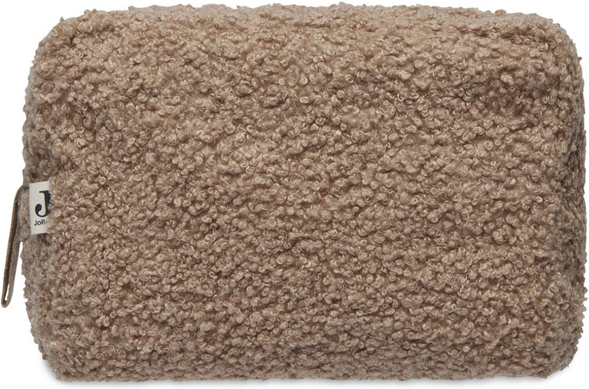 Jollein - Etui (Boucle Biscuit) - 100% Polyester - Luieretui, Baby Toilettas - 21x14cm