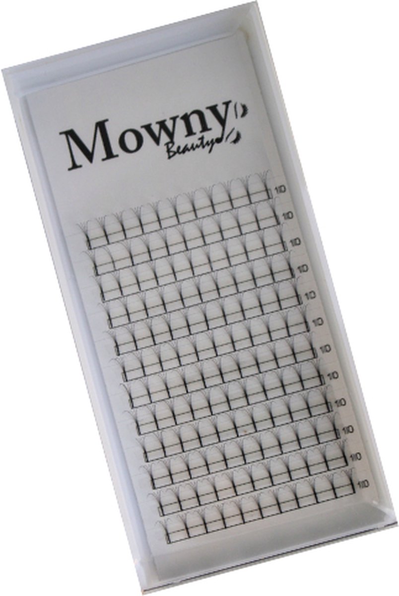 Mowny Beauty - Wimperextensions - 4D Premade Fans - 10mm 0,07mm D-krul - Natuurlijke Wimperextensions - Russisch Volume