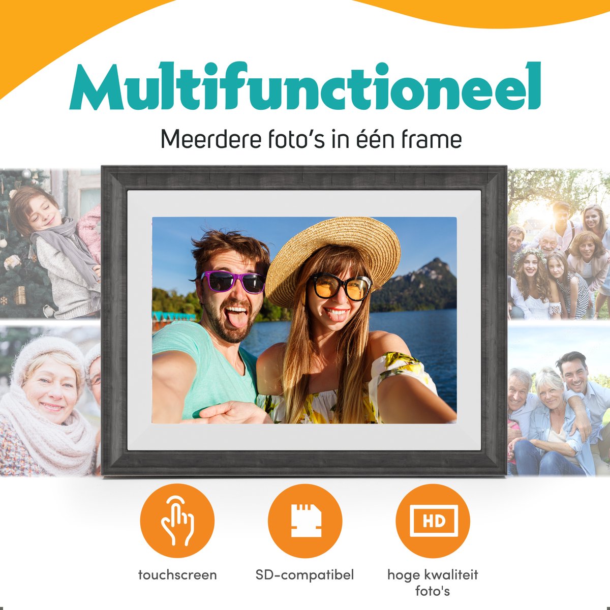 Pora&Co - Digitale fotolijst met WiFi (EAN: ...2765) - afbeelding 3