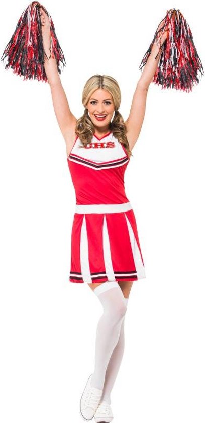 Costume de pom-pom girl taille 40/42 - Rouge/Blanc - Costume de