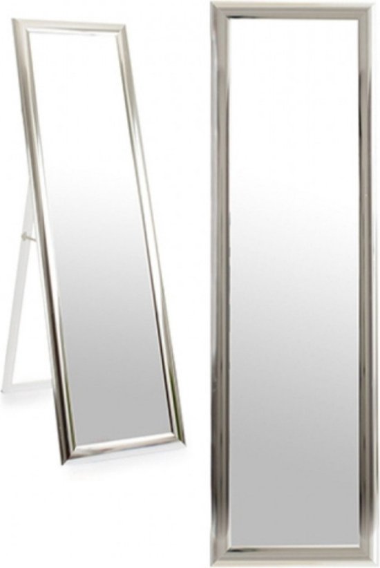 Miroir sur pied - Miroir argenté - 120x30 - Miroir - Miroir sur pied -  Miroir de... | bol.com