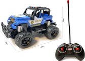 Rc politie auto safari- afstand bestuurbare rock crawler - speelgoed auto 1:28 - Storm off-road car