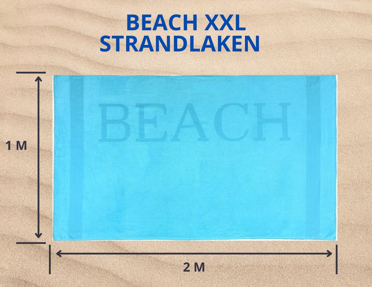 Vrolijk XXL strandlaken okergeel 100x200 cm - 500 gr/m2 | Morgen in huis Vrolijk XXL strandlaken okergeel 100x200 cm - 500 gr/m2 | Morgen in huis