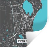 Stickers Stickers muraux - France - Istres - Carte - Carte - Plan de ville - 50x50 cm - Film adhésif