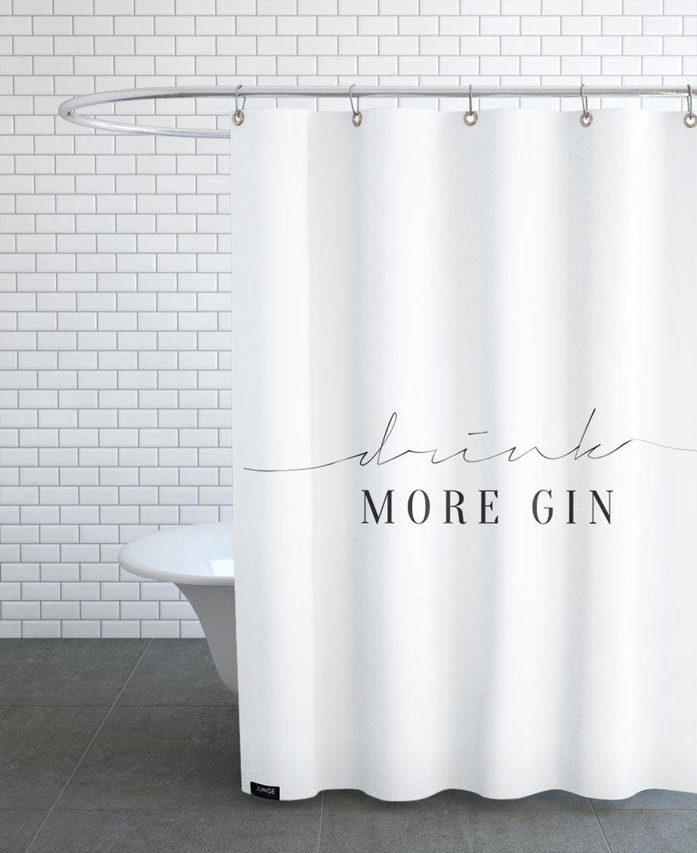 Drink More Gin-Shower Curtain
