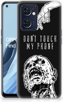Back Case TPU Siliconen Hoesje OPPO Reno 7 5G | Find X5 Lite Smartphone hoesje Super als Cadeautjes voor Hem Zombie