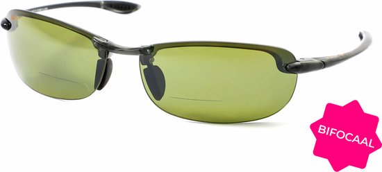 Zonneleesbril bifocaal Maui Jim Makaha-Smoke Grey Maui Jim (Makaha)-+2.00