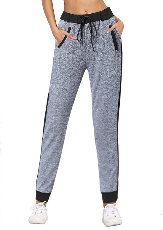 JDY wide leg broek JDYKAMILLA met all over print zwart/wit