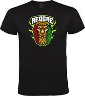 Klere-Zooi - Reggae Lion - Heren T-Shirt - 4XL