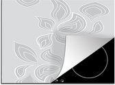 KitchenYeah® Inductie beschermer 71x52 cm - Contour - Patronen - Bladeren - Kookplaataccessoires - Afdekplaat voor kookplaat - Inductiebeschermer - Inductiemat - Inductieplaat mat