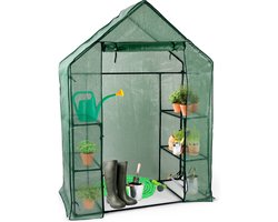 Kinzo Garden Broeikas - Plastic Kweekkas - Tuinkas met 3 Verdiepingen - Metalen Frame - Waterbestendige Hoes - 143 x 73 x 195 CM - Groen Kinzo Garden Broeikas - Plastic Kweekkas - Tuinkas met 3 Verdiepingen - Metalen Frame - Waterbestendige Hoes - 143 x 73 x 195 CM - Groen