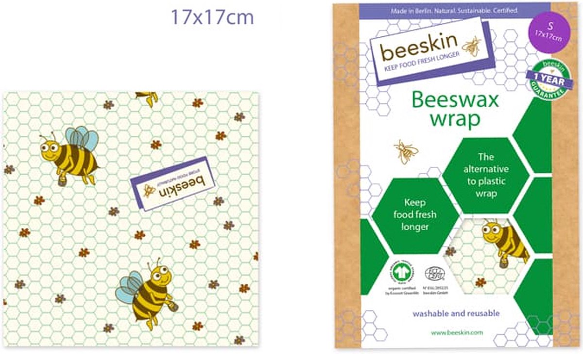 Bijenwasdoek Small - 17x17 - Kids print