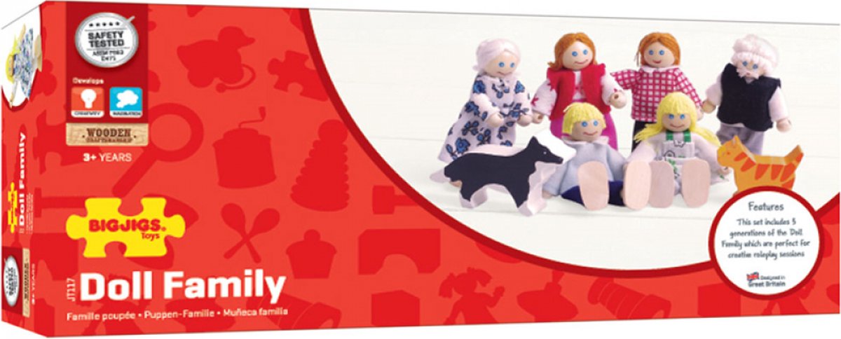 Poppenhuis Familie BigJigs JT117 — afbeelding 4
