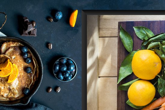 KitchenYeah® Inductie beschermer 81.6x52.7 cm - Groente - Fruit - Houten kist - Kookplaataccessoires - Afdekplaat voor kookplaat - Inductiebeschermer - Inductiemat - Inductieplaat mat