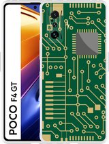 Xiaomi Poco F4 GT Hoesje Microcircuit - Designed by Cazy