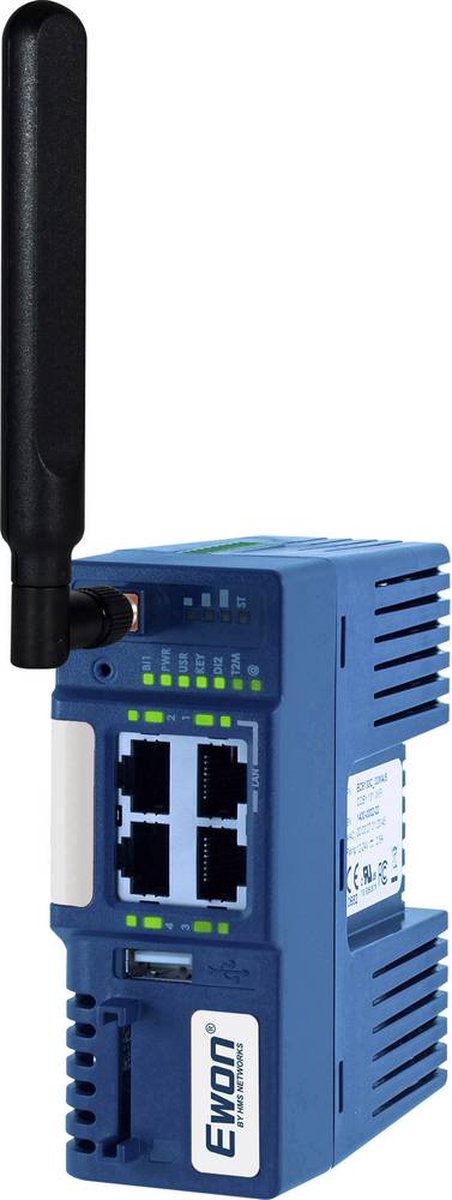 EWON EC6133G COSY131 4G Industriële router RJ-45 LAN 4G Aantal ingangen: 2 x Aantal uitgangen: 2 x 12 V DC 24 V DC 1 stuk(s)