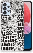 Beschermhoesje Geschikt voor Samsung Galaxy A13 4G Smartphone hoesje Slangenprint