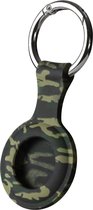 Deltaco Apple AirTag Case, Keychain, Silicone - Camouflage