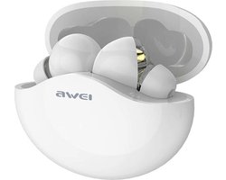 Awei T12 Serie - Bluetooth Sport Oordopjes - Wit - Ergonomisch - Waterdicht