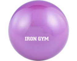 Iron Gym, Toning Ball - 1KG - Pilates en Yogabal - Fitnessbal - Gewichtsbal - Medicine ball - Paars