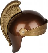 Luxe Romeinse verkleed ridder helm voor kinderen - Carnaval soldaten helmen