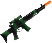 Marinier/militair speeldgoed - verkleed/wapen machinegeweer 44 cm