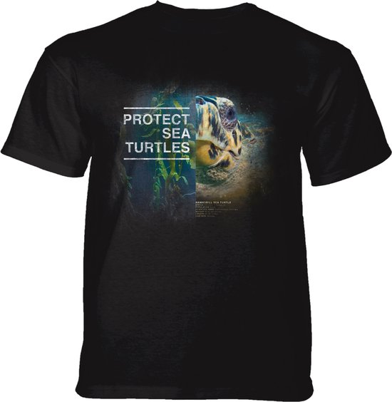 T-shirt Protect Turtle Black KIDS L