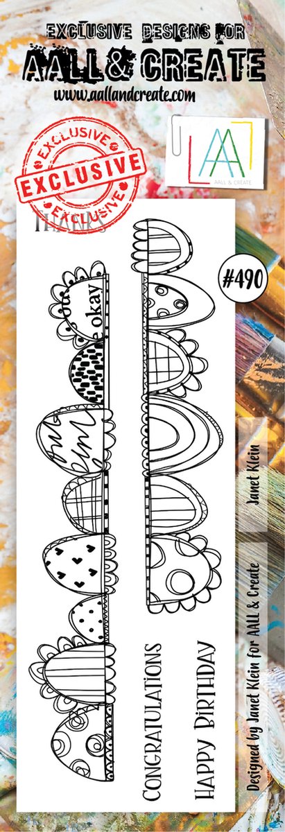 AALL & Create Stamp Rise Up AALL-TP-490 14,6x20,5cm
