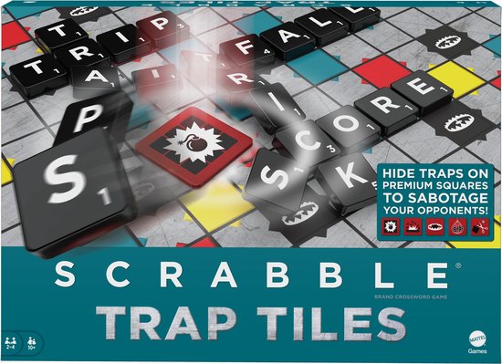 Afbeelding van het spel Scrabble Trap Tiles - Bordspel
