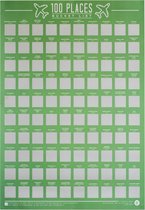 Gift Republic Scratch Poster - 100 Places
